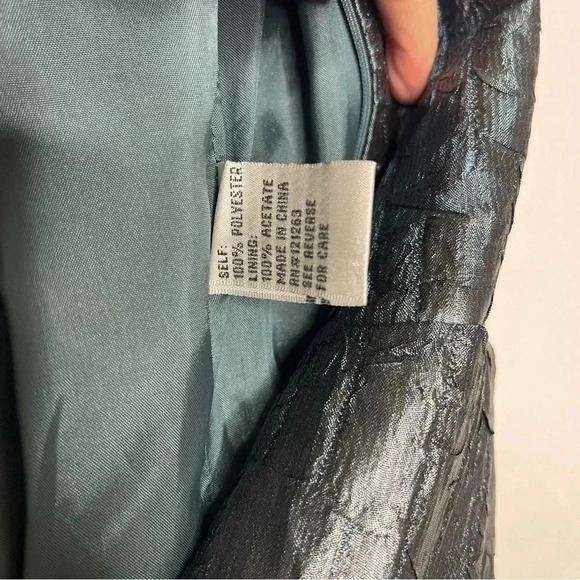 Mikael Aghal Short Formal Sleeveless Dress Size 12 Blue - Picture 4 of 11